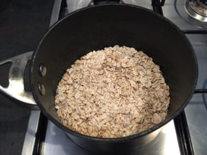 The rougher the oats, the more soluble fibre they contain - that's a good think